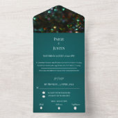 オールイモダンンワン結婚式招待状 – シック&スタイル オールインワン招待状 (内側)