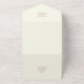 オールインクルーシブBOHOパンパスグラスウェディングRSVP オールインワン招待状 (外側)