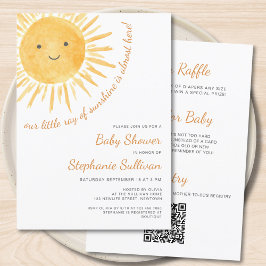 オールインサンシャインベビーシャワー 招待状