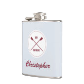 オールインスパイアの漕ぎパーソナライズされた遊び フラスク (左)