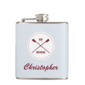 オールインスパイアの漕ぎパーソナライズされた遊び フラスク (正面)