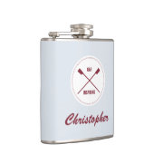 オールインスパイアの漕ぎパーソナライズされた遊び フラスク (右)