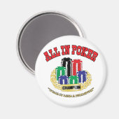 オールイントランプのポーカー マグネット (正面/裏面)