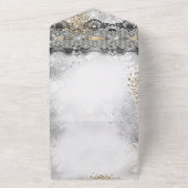 オールインワンきらきら光るの卒業招待状 オールインワン招待状 (外側)