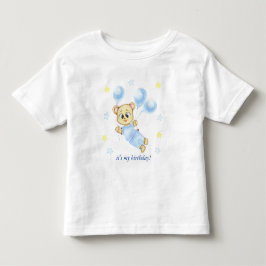 オールインワンのくまのぬいぐるみ 誕生日プレゼント 男の子 トドラーTシャツ