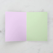 オールインワンのグリーティングカード シーズンカード (内部)