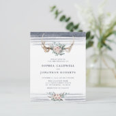 オールインワンのローズとアントラーズ ウェディング招待状 (スタンド正面)