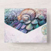 オールインワンの人魚の海への招待状 オールインワン招待状 (裏面)