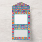 オールインワンの招待状、あなたの手で編まれたもの オールインワン招待状 (内側)