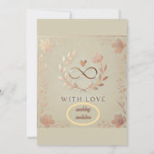 オールインワンの招待状 招待状 (裏面)