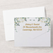 オールインワンの結婚式招待状 オールインワン招待状 (裏面)