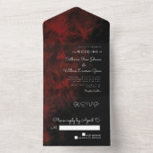 オールインワンの結婚式招待状 オールインワン招待状 (内側)