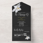 オールインワンの結婚式招待状 オールインワン招待状 (内側)