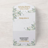 オールインワンの結婚式招待状 オールインワン招待状 (外側)