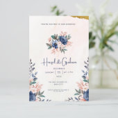 オールインワンの結婚式招待状 招待状 (スタンド正面)