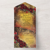 オールインワンイベント招待状 オールインワン招待状 (内側)