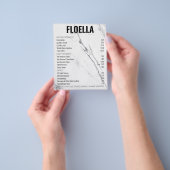 オールインワンサロンサービス価格表QR予約 チラシ (手)