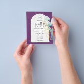 オールインワンシーガラスアクアグリーン葉金ゴールド結婚ズ チラシ (手)