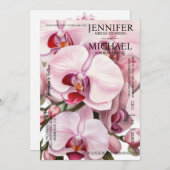 オールインワンピンクラン結婚式招待状 招待状 (正面/裏面)