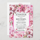 オールインワンピンクラン結婚式招待状 招待状 (正面/裏面)