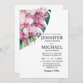 オールインワンピンクラン結婚式招待状 招待状 (正面/裏面)