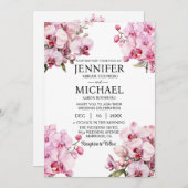 オールインワンピンクラン結婚式招待状 招待状 (正面/裏面)