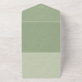 オールインワンフォト結婚のSage招待状QRコード オールインワン招待状 (外側)