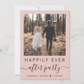 オールインワンフォトQRコード赤面結婚披露宴 招待状 (正面)