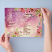 オールインワンプログラムメニュー詳細フライヤー チラシ (手)