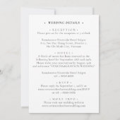 オールインワンベトナム結婚式招待状TH 招待状 (裏面)