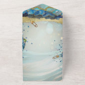 オールインワンベビーシャワー招待状デザイン オールインワン招待状 (外側)