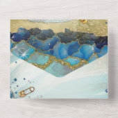 オールインワンベビーシャワー招待状デザイン オールインワン招待状 (裏面)