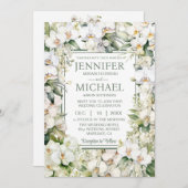 オールインワンホワイトラン結婚式招待状 招待状 (正面/裏面)