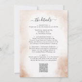 オールインワンボホダスティーバラユーカリ結婚ス 招待状 (裏面)