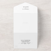 オールインワンミニマルエレガンス、オールインワン招待状 オールインワン招待状 (外側)