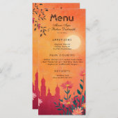 オールインワンメニュー+ドリンクサンセットセレナーデペデスタル メニュー (正面/裏面)