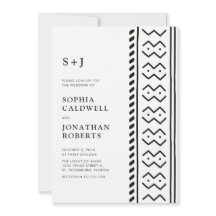 オールインワンモダンボホムードクロス結婚モノグラム