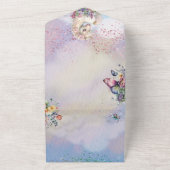 オールインワンユニコーン誕生日招待状 オールインワン招待状 (外側)