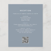 オールインワンユーカリQRコード結婚式招待状 チラシ (裏面)