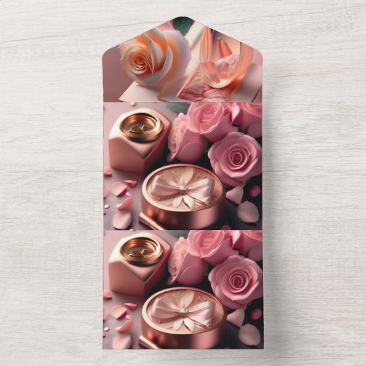 オールインワン招待状 (内側)