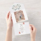 . オールインワン招待状 (貼ってはがせる)