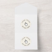 オールインワン招待状 - カスタム (画像/テキストを追加) (内側)