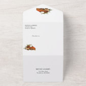 オールインワン秋の収穫祭招待状 オールインワン招待状 (外側)