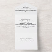 オールインワン結婚式招待状 オールインワン招待状 (内側)