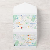 オールインワン結婚式招待状 オールインワン招待状 (外側)