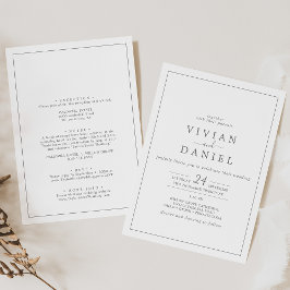 オールインワン結婚式招待状 招待状