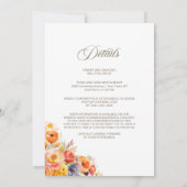 オールインワン鮮やか春フローラ結婚 招待状 (裏面)