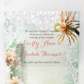 オールインワン カクタス サキュレント 結婚式招待状 三つ折り招待状 (内部最初)