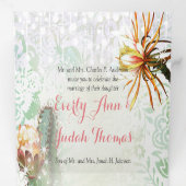 オールインワン カクタス サボテン ウェディング 招待状 (内部最初)