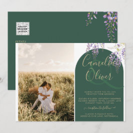 オールインワン フォト ウェディング ワシタリア QR コード 招待状